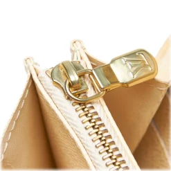 Louis Vuitton Vintage - Damier Azur Sarah Wallet - White Ivory Blue - Damier Leather Handbag - Luxury High Quality - Avvenice