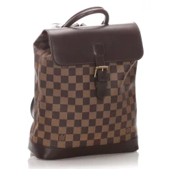 Louis Vuitton Vintage - Damier Ebene Soho Backpack - Brown - Leather Backpack - Luxury High Quality - Avvenice