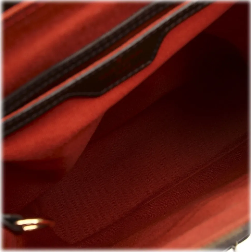 Louis Vuitton Vintage - Damier Ebene Soho Backpack - Brown - Leather Backpack - Luxury High Quality - Avvenice