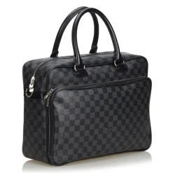 Louis Vuitton Vintage - Damier Graphite Icare Laptop Bag - Graphite - Damier Canvas and Leather - Luxury High Quality - Avvenice
