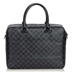 Louis Vuitton Vintage - Damier Graphite Icare Laptop Bag - Graphite - Damier Canvas and Leather - Luxury High Quality - Avvenice