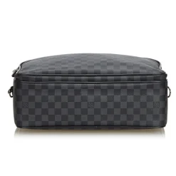 Louis Vuitton Vintage - Damier Graphite Icare Laptop Bag - Graphite - Damier Canvas and Leather - Luxury High Quality - Avvenice