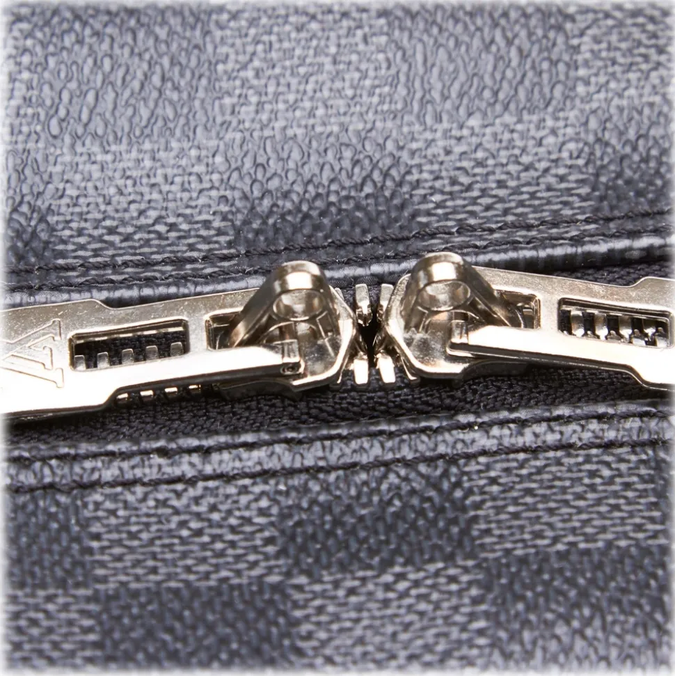 Louis Vuitton Vintage - Damier Graphite Icare Laptop Bag - Graphite - Damier Canvas and Leather - Luxury High Quality - Avvenice