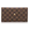 Louis Vuitton Vintage - Damier Ebene Porte Monnaie Credit Wallet - Brown - Damier Leather Wallet - Luxury High Quality - Avvenice