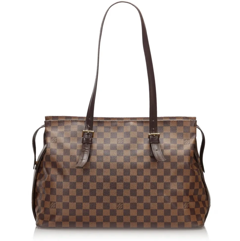 Louis Vuitton Vintage - Damier Ebene Chelsea Bag - Brown - Leather Handbag - Luxury High Quality - Avvenice