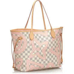 Louis Vuitton Vintage - Damier Azur Tahitienne Neverfull MM Bag - White - Leather Handbag - Luxury High Quality - Avvenice