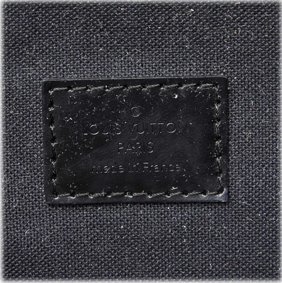 Louis Vuitton Vintage - Damier Ebene Graphite Roadster 50 Bag - Graphite - Damier Canvas and Leather - Luxury High Quality - Avvenice