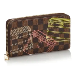 Louis Vuitton Vintage - Damier Ebene Inventuer Trunks and Locks Zippy Wallett - Brown - Leather Wallet - Luxury High Quality - Avvenice