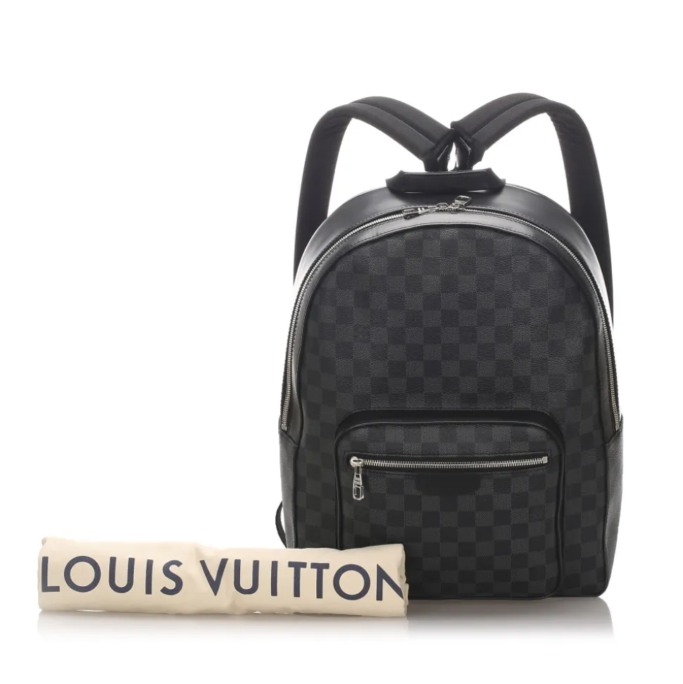 Louis Vuitton Vintage - Damier Graphite Josh Backpack - Black - Leather Backpack - Luxury High Quality - Avvenice