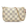Louis Vuitton Vintage - Damier Azur Mini Pochette Accessoires Pouch - White - Damier Canvas Pouch - Luxury High Quality - Avvenice