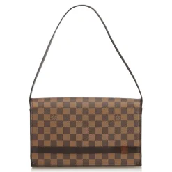 Louis Vuitton Vintage - Damier Ebene Tribeca Long Bag - Brown - Damier Canvas and Leather Handbag - Luxury High Quality - Avvenice