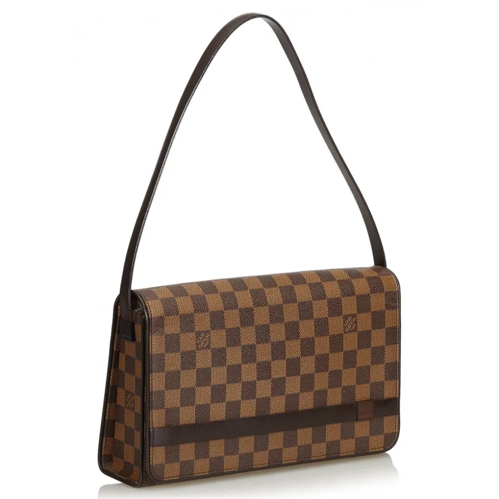 Louis Vuitton Vintage - Damier Ebene Tribeca Long Bag - Brown - Damier Canvas and Leather Handbag - Luxury High Quality - Avvenice