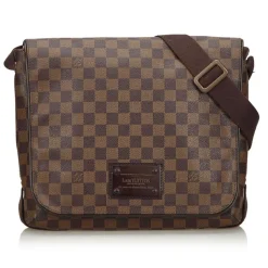 Louis Vuitton Vintage - Damier Ebene Brooklyn MM Bag - Brown - Damier Canvas and Leather Handbag - Luxury High Quality - Avvenice