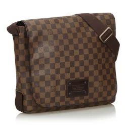 Louis Vuitton Vintage - Damier Ebene Brooklyn MM Bag - Brown - Damier Canvas and Leather Handbag - Luxury High Quality - Avvenice