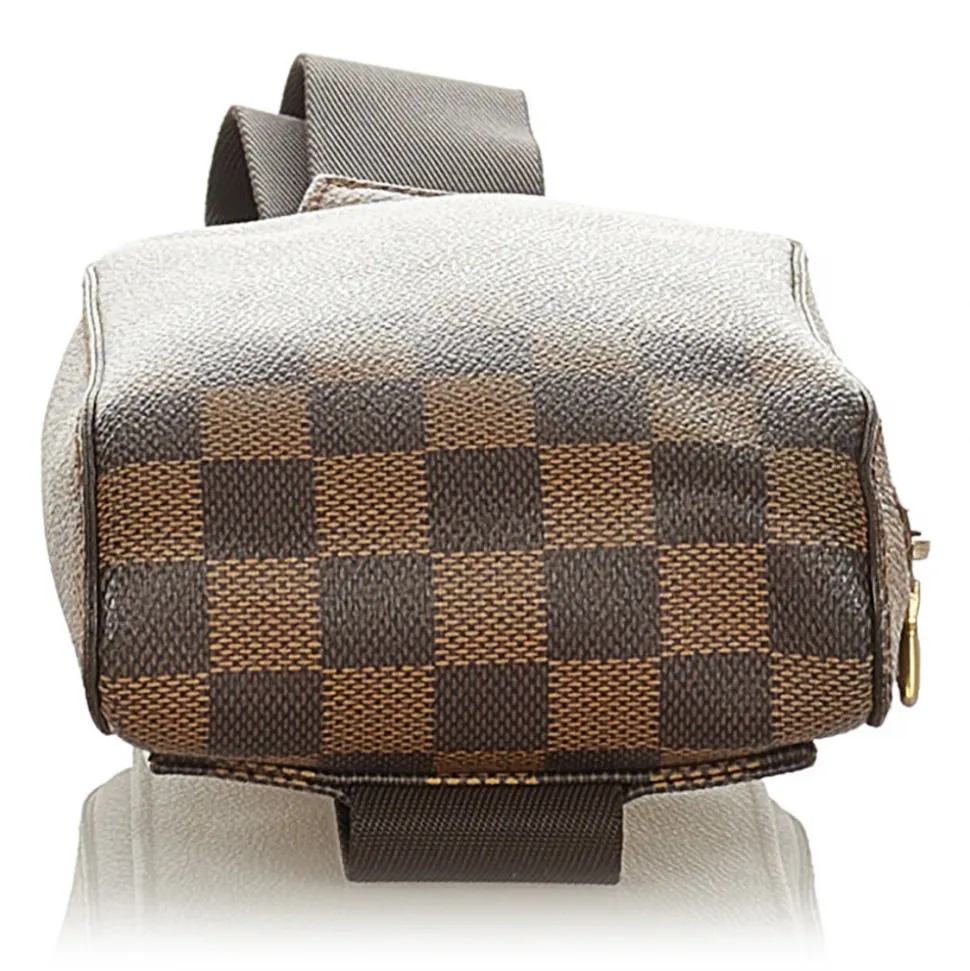 Louis Vuitton Vintage - Damier Ebene Geronimos - Brown - Damier Canvas Belt Bag - Luxury High Quality - Avvenice