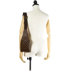 Louis Vuitton Vintage - Damier Ebene Geronimos - Brown - Damier Canvas Belt Bag - Luxury High Quality - Avvenice