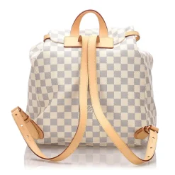Louis Vuitton Vintage - Damier Azur Sperone Backpack - White - Leather Backpack - Luxury High Quality - Avvenice