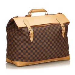 Louis Vuitton Vintage - Damier Ebene Clipper Bag - Brown - Damier Canvas and Leather Handbag - Luxury High Quality - Avvenice
