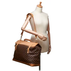 Louis Vuitton Vintage - Damier Ebene Clipper Bag - Brown - Damier Canvas and Leather Handbag - Luxury High Quality - Avvenice