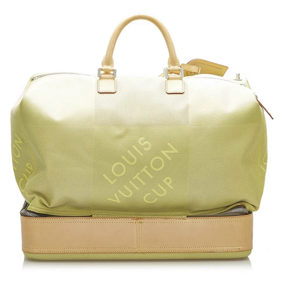 Louis Vuitton Vintage - Damier Geant Southern Bag - Green Brown - Damier Canvas and Leather Travel Bag - Luxury High Quality - Avvenice