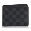 Louis Vuitton Vintage - Damier Graphite Florin Wallet - Graphite - Damier Leather Wallet - Luxury High Quality - Avvenice