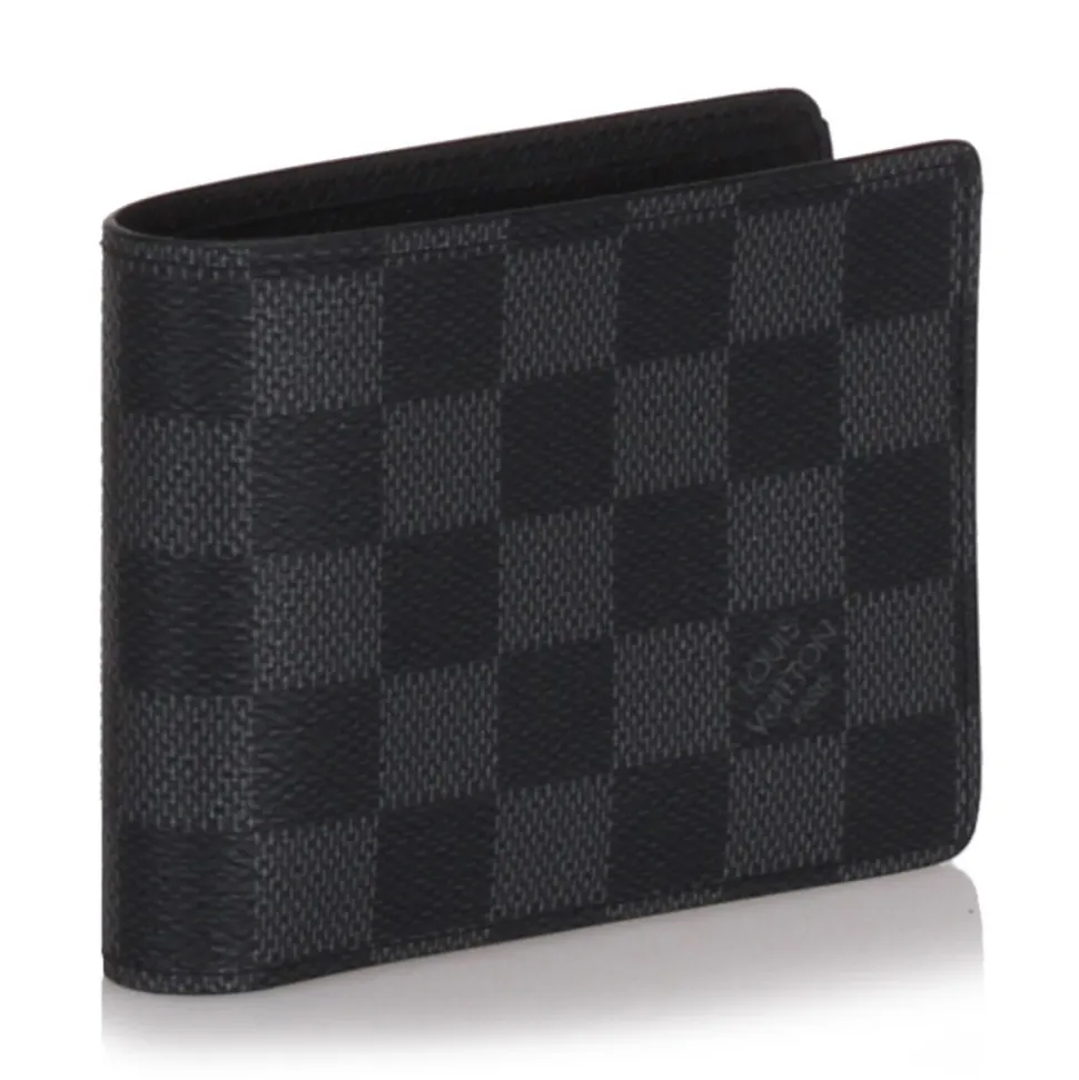 Louis Vuitton Vintage - Damier Graphite Florin Wallet - Graphite - Damier Leather Wallet - Luxury High Quality - Avvenice