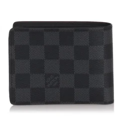 Louis Vuitton Vintage - Damier Graphite Florin Wallet - Graphite - Damier Leather Wallet - Luxury High Quality - Avvenice