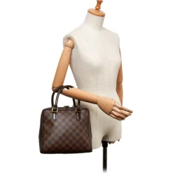 Louis Vuitton Vintage - Damier Ebene Brera Bag - Brown - Damier Canvas and Leather Handbag - Luxury High Quality - Avvenice