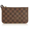 Louis Vuitton Vintage - Damier Ebene Wristlet Bag Pouch - Brown - Damier Canvas and Leather Handbag - Luxury High Quality - Avvenice