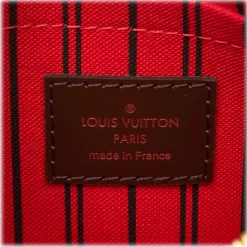 Louis Vuitton Vintage - Damier Ebene Wristlet Bag Pouch - Brown - Damier Canvas and Leather Handbag - Luxury High Quality - Avvenice