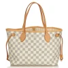Louis Vuitton Vintage - Damier Azure Neverfull PM Bag - White Ivory Blue - Damier Canvas Leather Handbag - Luxury High Quality - Avvenice