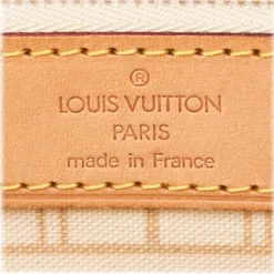 Louis Vuitton Vintage - Damier Azure Neverfull PM Bag - White Ivory Blue - Damier Canvas Leather Handbag - Luxury High Quality - Avvenice