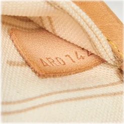 Louis Vuitton Vintage - Damier Azure Neverfull PM Bag - White Ivory Blue - Damier Canvas Leather Handbag - Luxury High Quality - Avvenice