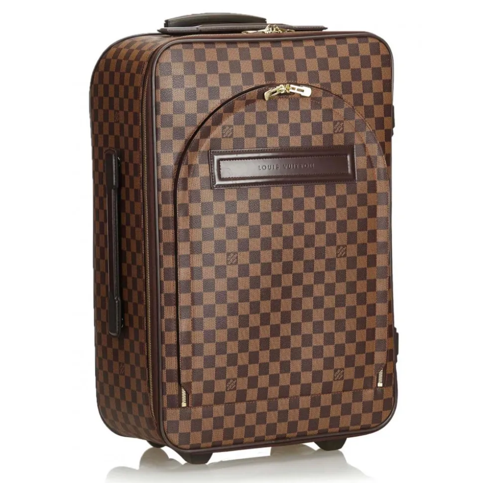 Louis Vuitton Vintage - Damier Ebene Pegase 60 Trolley - Brown - Leather Trolley - Luxury High Quality - Avvenice