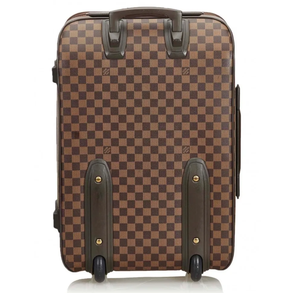 Louis Vuitton Vintage - Damier Ebene Pegase 60 Trolley - Brown - Leather Trolley - Luxury High Quality - Avvenice