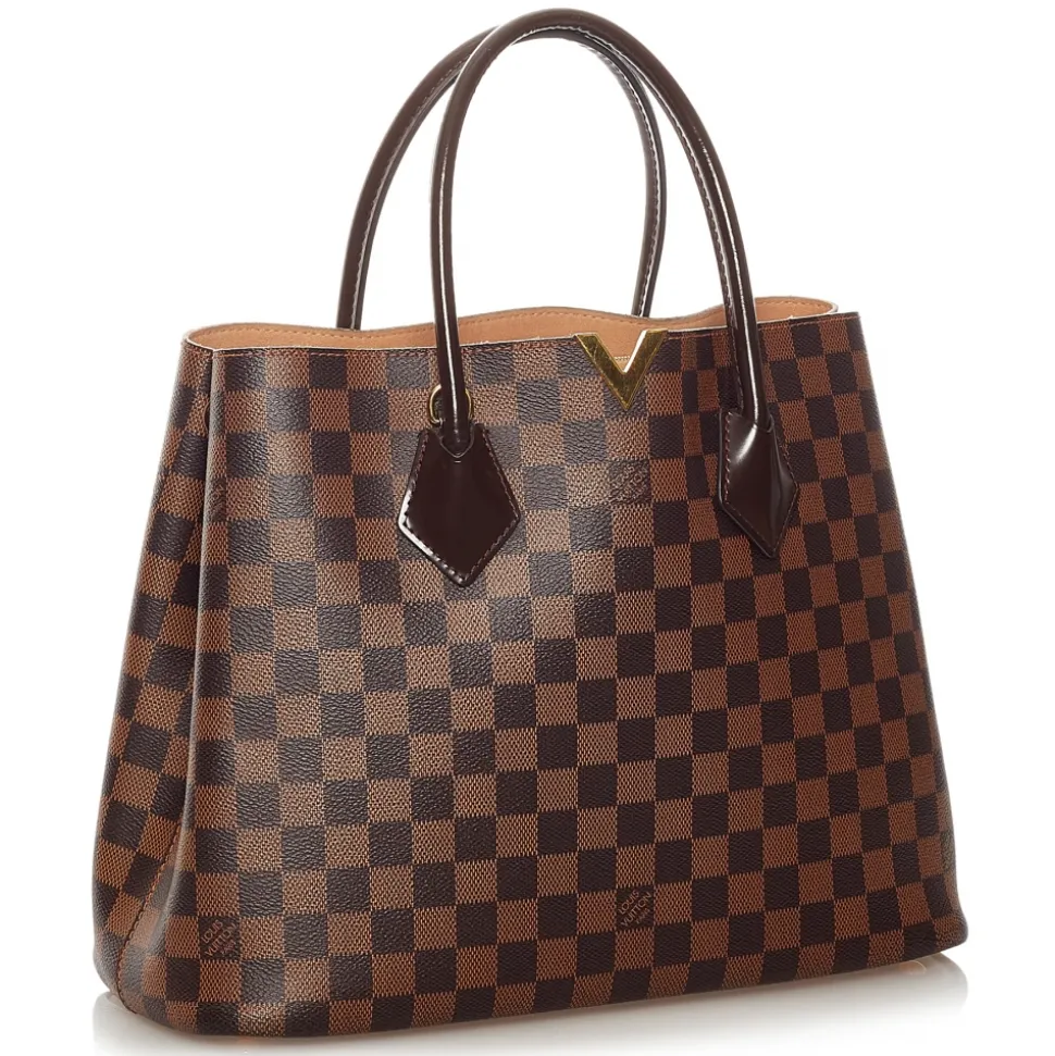 Louis Vuitton Vintage - Damier Ebene Kensington - Brown - Leather Handbag - Luxury High Quality - Avvenice