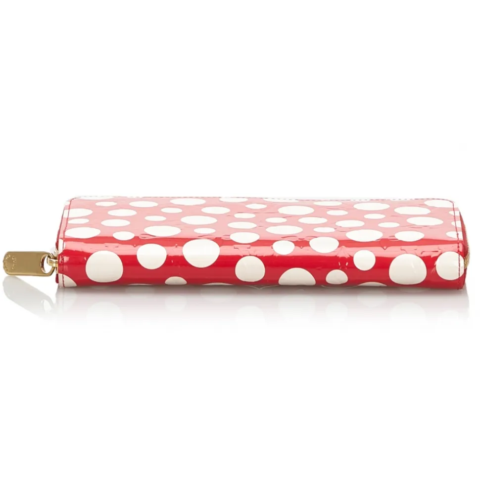 Louis Vuitton Vintage - Dots Infinity Vernis Zippy Wallet - Red White - Leather Wallet - Luxury High Quality - Avvenice