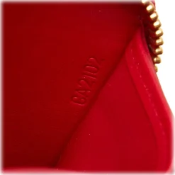 Louis Vuitton Vintage - Dots Infinity Vernis Zippy Wallet - Red White - Leather Wallet - Luxury High Quality - Avvenice