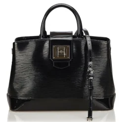 Louis Vuitton Vintage - Electric Mirabeau GM Bag - Black - Leather and Epi Leather Handbag - Luxury High Quality - Avvenice