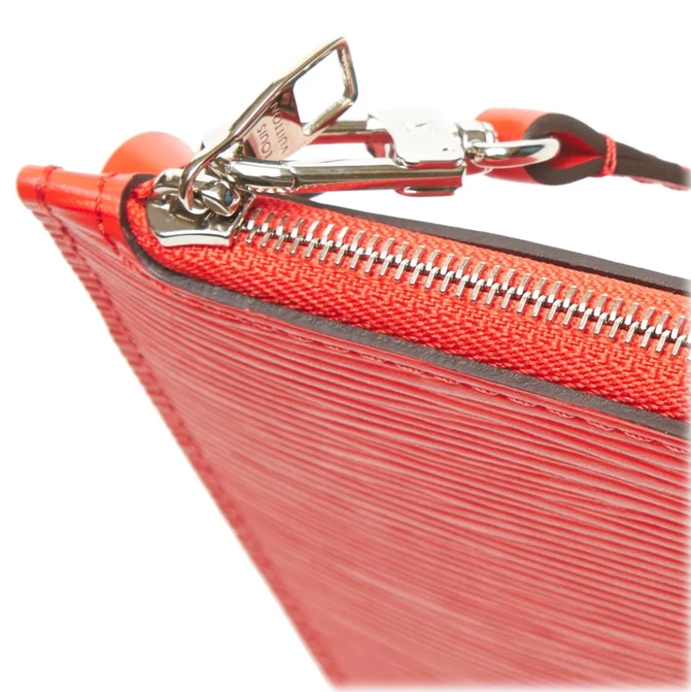 Louis Vuitton Vintage - Epi Wristlet Pouch - Red - Leather and Epi Leather Pouch - Luxury High Quality - Avvenice