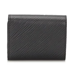 Louis Vuitton Vintage - Epi Twist Compact Wallet - Black - Leather and Epi Leather Wallet - Luxury High Quality - Avvenice