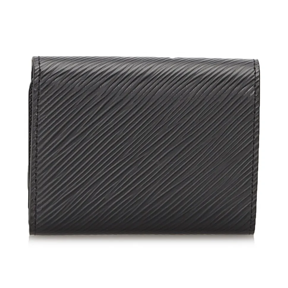 Louis Vuitton Vintage - Epi Twist Compact Wallet - Black - Leather and Epi Leather Wallet - Luxury High Quality - Avvenice