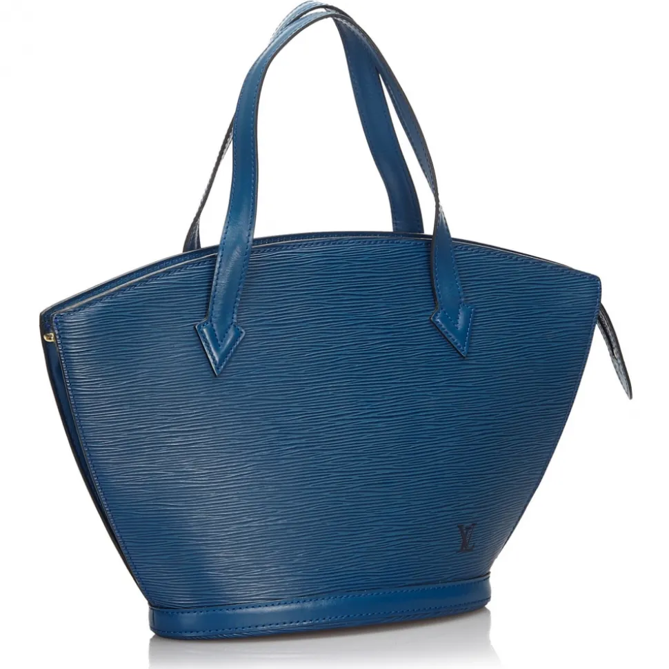 Louis Vuitton Vintage - Epi Saint Jacques PM Short Strap Bag - Blue - Leather and Epi Leather Handbag - Luxury High Quality - Avvenice