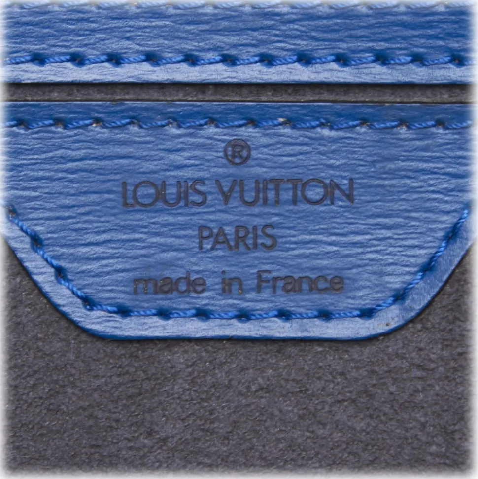 Louis Vuitton Vintage - Epi Saint Jacques PM Short Strap Bag - Blue - Leather and Epi Leather Handbag - Luxury High Quality - Avvenice