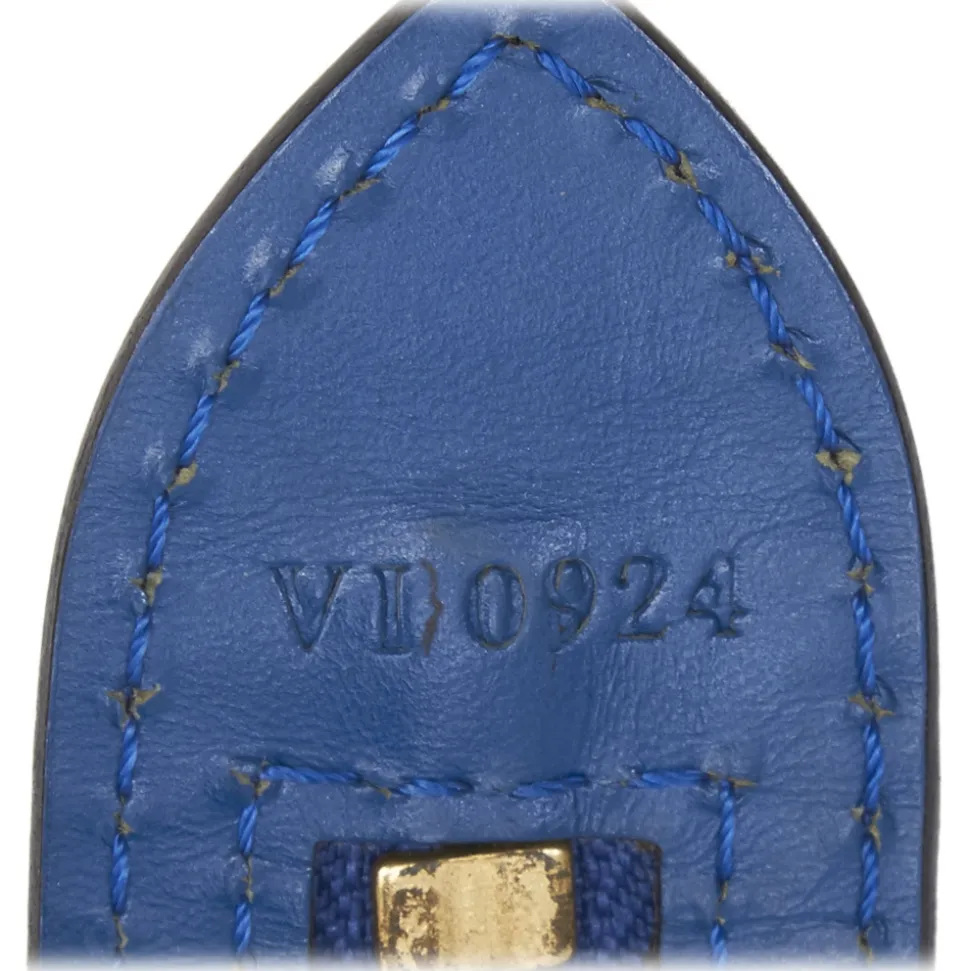 Louis Vuitton Vintage - Epi Saint Jacques PM Short Strap Bag - Blue - Leather and Epi Leather Handbag - Luxury High Quality - Avvenice