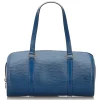 Louis Vuitton Vintage - Epi Soufflot Bag - Blue - Leather and Epi Leather Handbag - Luxury High Quality - Avvenice
