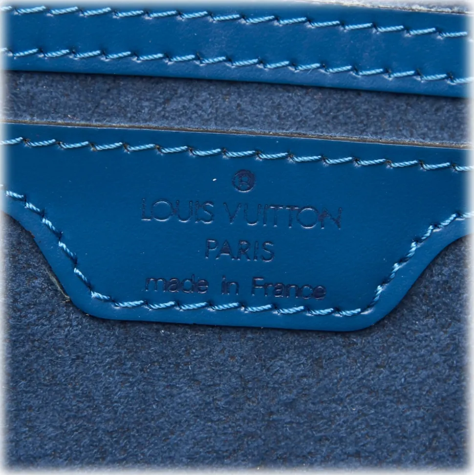Louis Vuitton Vintage - Epi Soufflot Bag - Blue - Leather and Epi Leather Handbag - Luxury High Quality - Avvenice