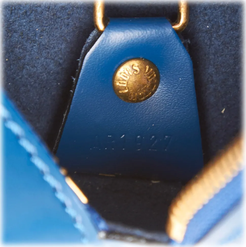 Louis Vuitton Vintage - Epi Soufflot Bag - Blue - Leather and Epi Leather Handbag - Luxury High Quality - Avvenice