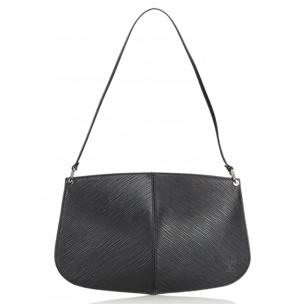 Louis Vuitton Vintage - Epi Demi Lune Pochette Bag - Black - Leather and Epi Leather Handbag - Luxury High Quality - Avvenice