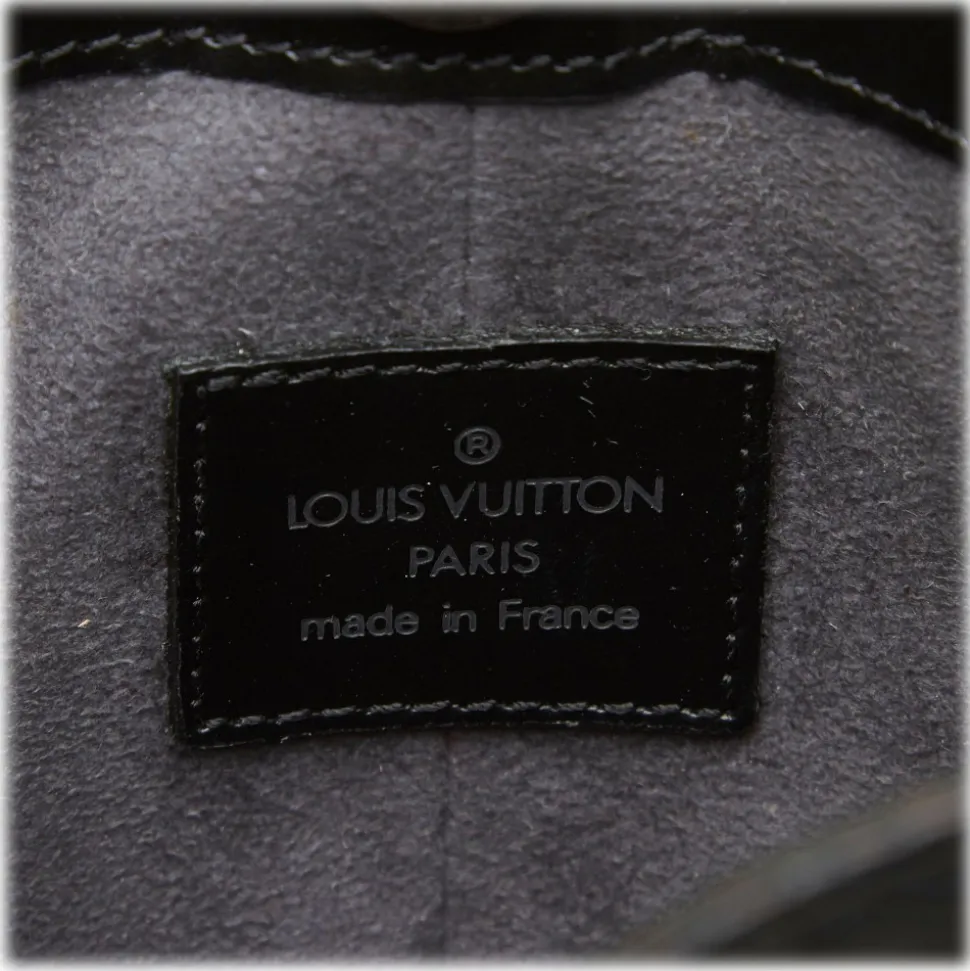 Louis Vuitton Vintage - Epi Demi Lune Pochette Bag - Black - Leather and Epi Leather Handbag - Luxury High Quality - Avvenice